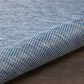 Nourison Positano 8" Round Navy Blue Indoor/Outdoor Area Rug, , large