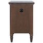 Waltham Brentwood Power Chairside Table in Arbor Oak, , large