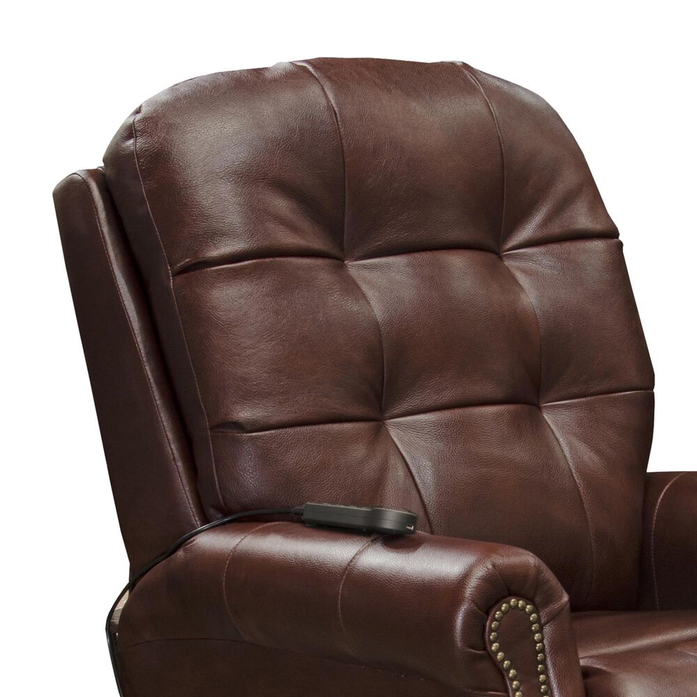Catnapper Madison Power Lift Recliner in Walnut, , large