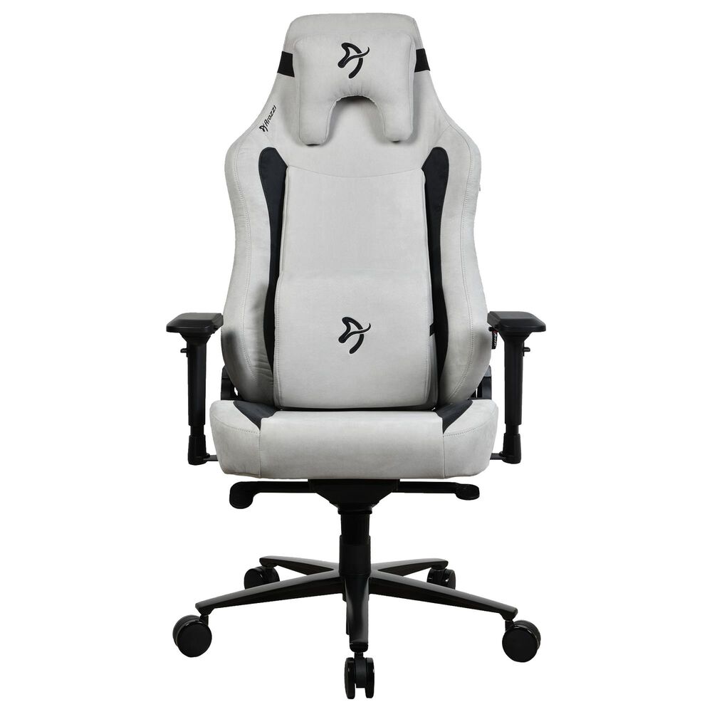 Arozzi Vernazza XL Supersoft Fabric Gaming Chair in Light Grey, , large