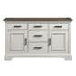 Hawthorne Furniture Drake Sideboard in Rustic White and French Oak, , large