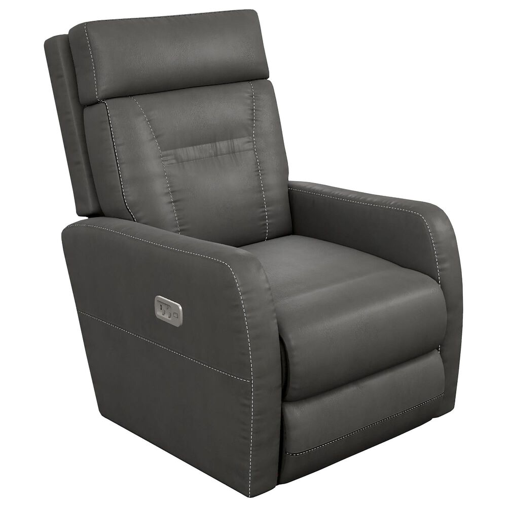 La-Z-Boy Lennon Power Rocker Recliner with Swivel Base in Elite Charcoal, , large