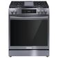 Frigidaire Gallery 30" Front Control Gas Range with Total Convection in Black Stainless Steel, , large