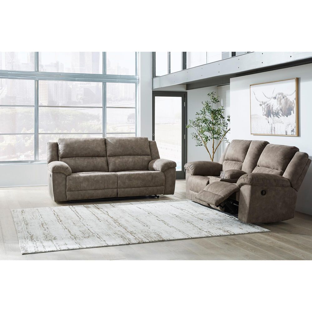 Ashley Laresview Manual Reclining Sofa in Fossil, , large