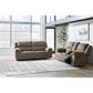 Ashley Laresview Manual Reclining Sofa in Fossil, , large