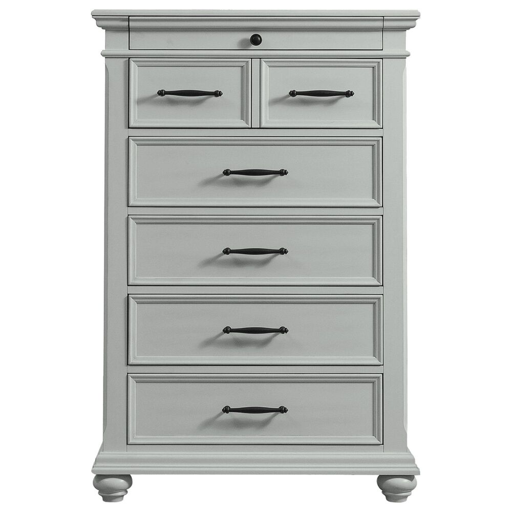 Mayberry Hill Slater 6-Drawer Chest in Grey, , large