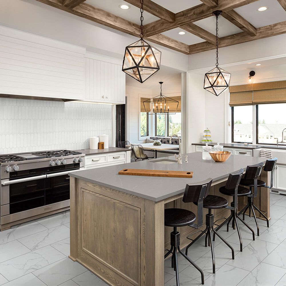 MS International Roman Statuario 12" x 24" Porcelain Tile, , large