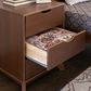 Linon Home Decor Polly 3-Drawer Nightstand in Walnut, , large