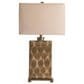 Slatehouse Diamond Table Lamp in Brown, Cream and Gold, , large