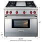 Wolf 5.5 Cu. Ft. Freestanding Gas Range, , large