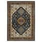 Oriental Weavers Aberdeen Tribal Border 2" x 3" Blue Area Rug, , large