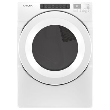 Amana 7.4 Cu. Ft. Front Load Gas Dryer with Sensor Drying in White, , large