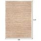 L&R Resources Natural Fiber 5" x 7"9" Winter Green Area Rug, , large