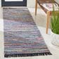 Safavieh Montauk 2"3" x 8" Black and Pink Runner, , large
