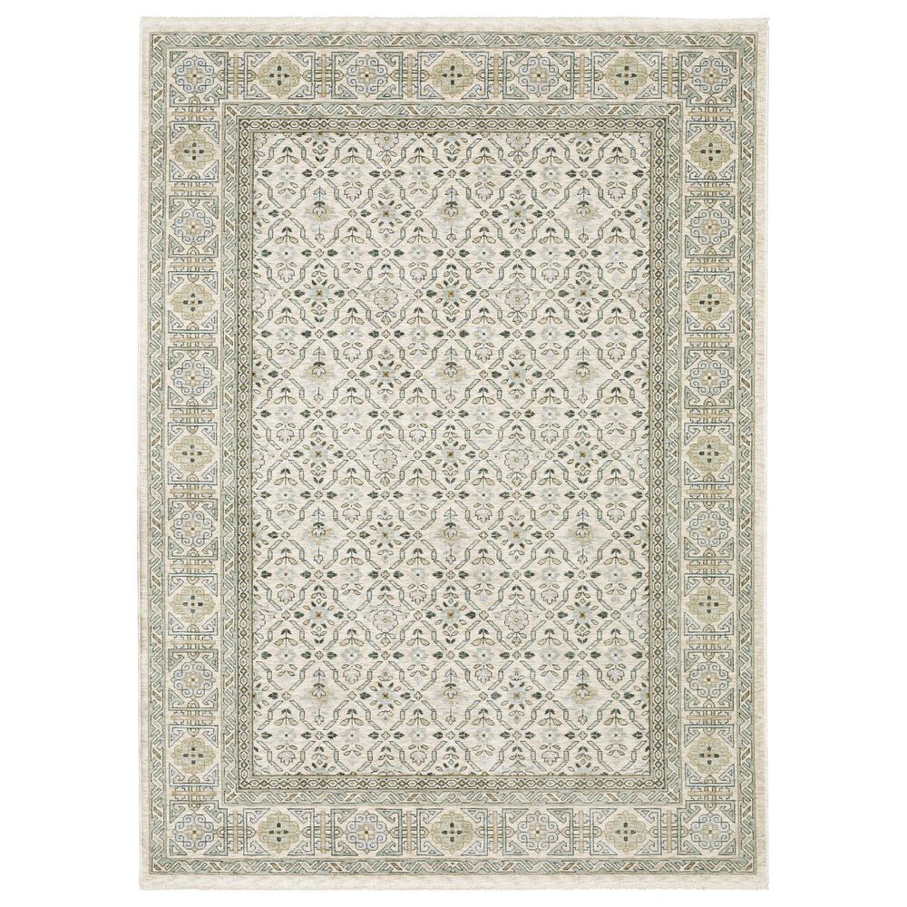 Oriental Weavers Westwood WES04 Green 6"7" x 9"6" Area Rug, , large