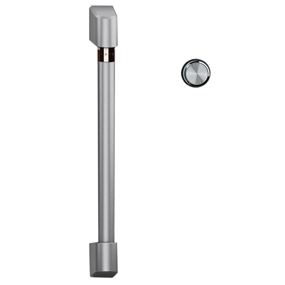 Cafe Handle and Knob Kit for Microwave Oven in Brushed Stainless, , large