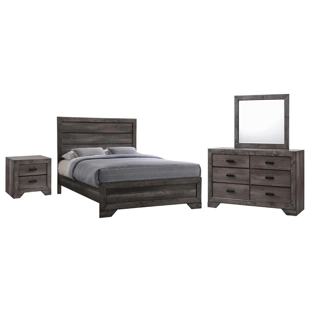 Mayberry Hill Nathan 4-Piece Queen Bedroom Set in Gray Oak, , large