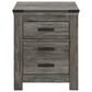 Ashley Frandern 5-Piece Twin Bookcase Storage Bedroom Set in Rustic Warm Gray, , large