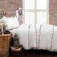 Triangle Home Fashions Boho Tassel 3-Piece Full/Queen Comforter Set in White, , large