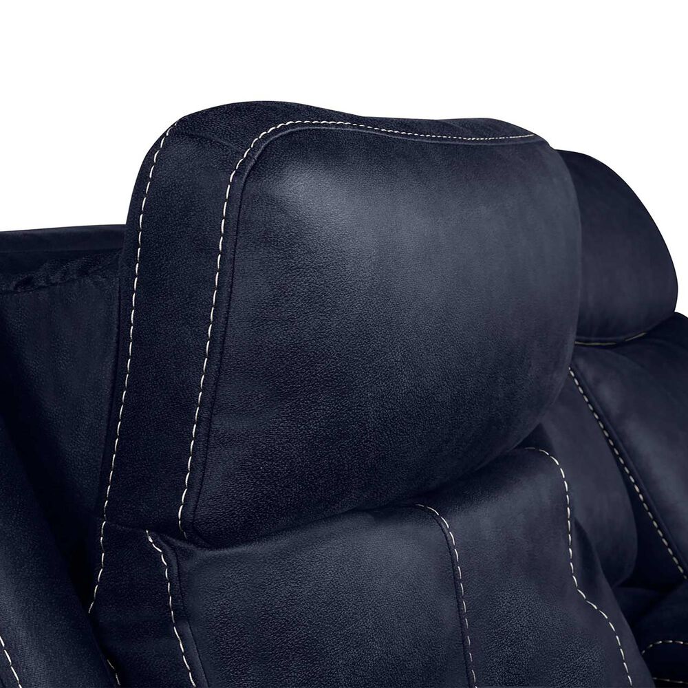 Steve Silver Valencia Power Recliner Console in Ocean Blue, , large