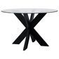 Linon Home Decor Auden and Cosgrove 5-Piece Round Dining Set in Black, , large