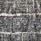 Feizy Kano 8"9" Round Black, Gray and Ivory Area Rug, , large