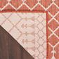 Nourison Positano Southwestern Terracotta 4" x 6" Indoor/Outdoor Area Rug, , large