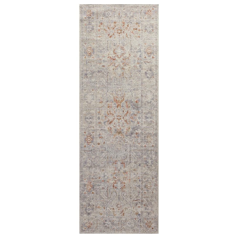 Chris Loves Julia x Loloi Rosemarie 2&#39;7&quot; x 8&#39; Oatmeal and Lavender Runner, , large