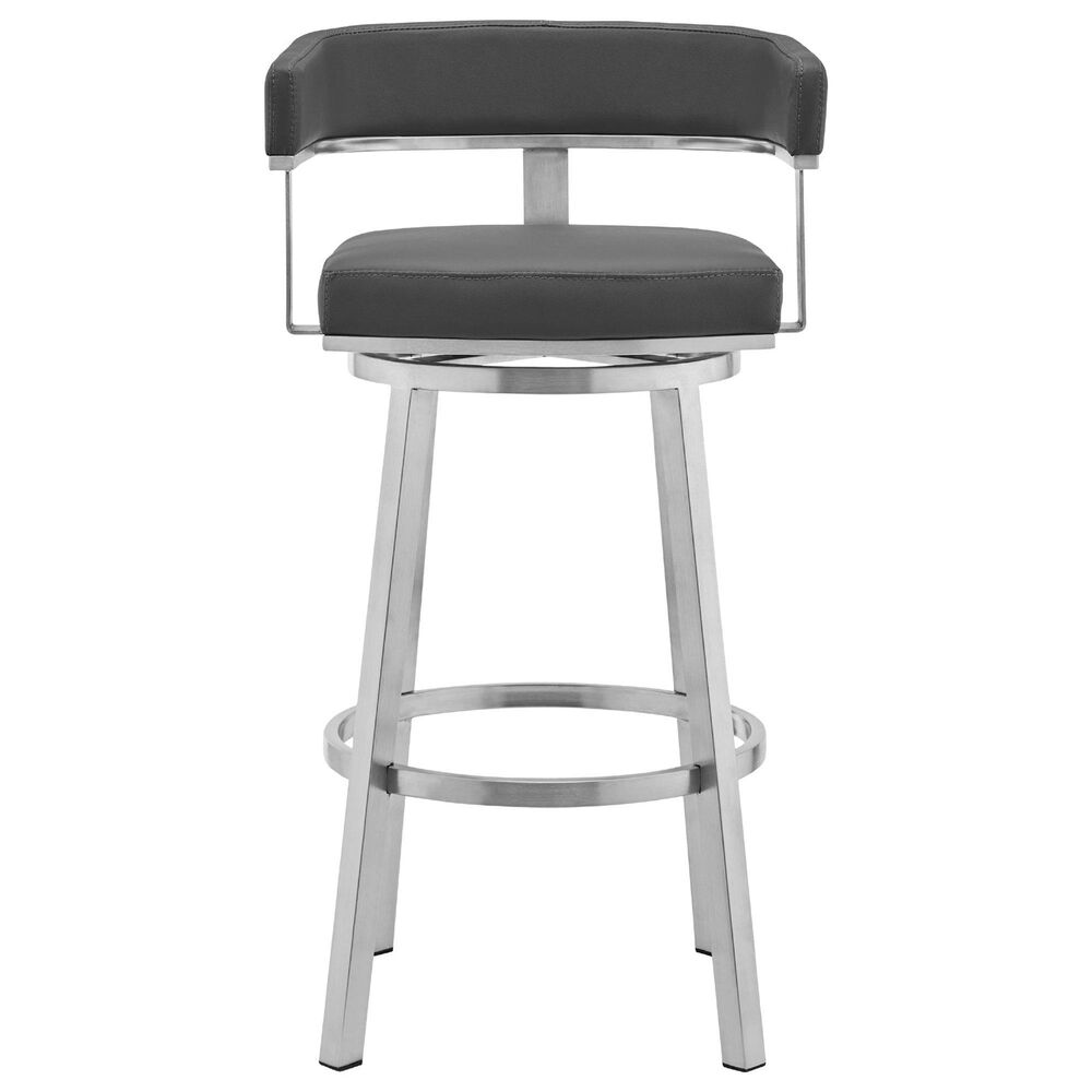 Blue River Naomi and Lorin 3-Piece Counter Height Dining Set in Stainless Steel, , large