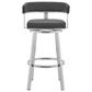 Blue River Naomi and Lorin 3-Piece Counter Height Dining Set in Stainless Steel, , large