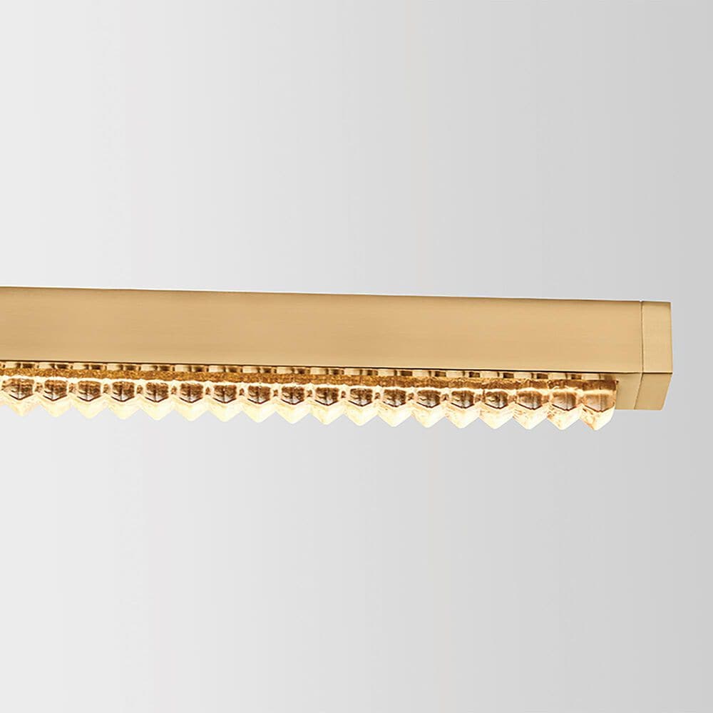 Corbett Lighting Cortina 1-Light Linear in Vintage Brass, , large