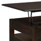 Mayberry Hill Wagner Square Lift-Top Coffee Table in Cherry, , large