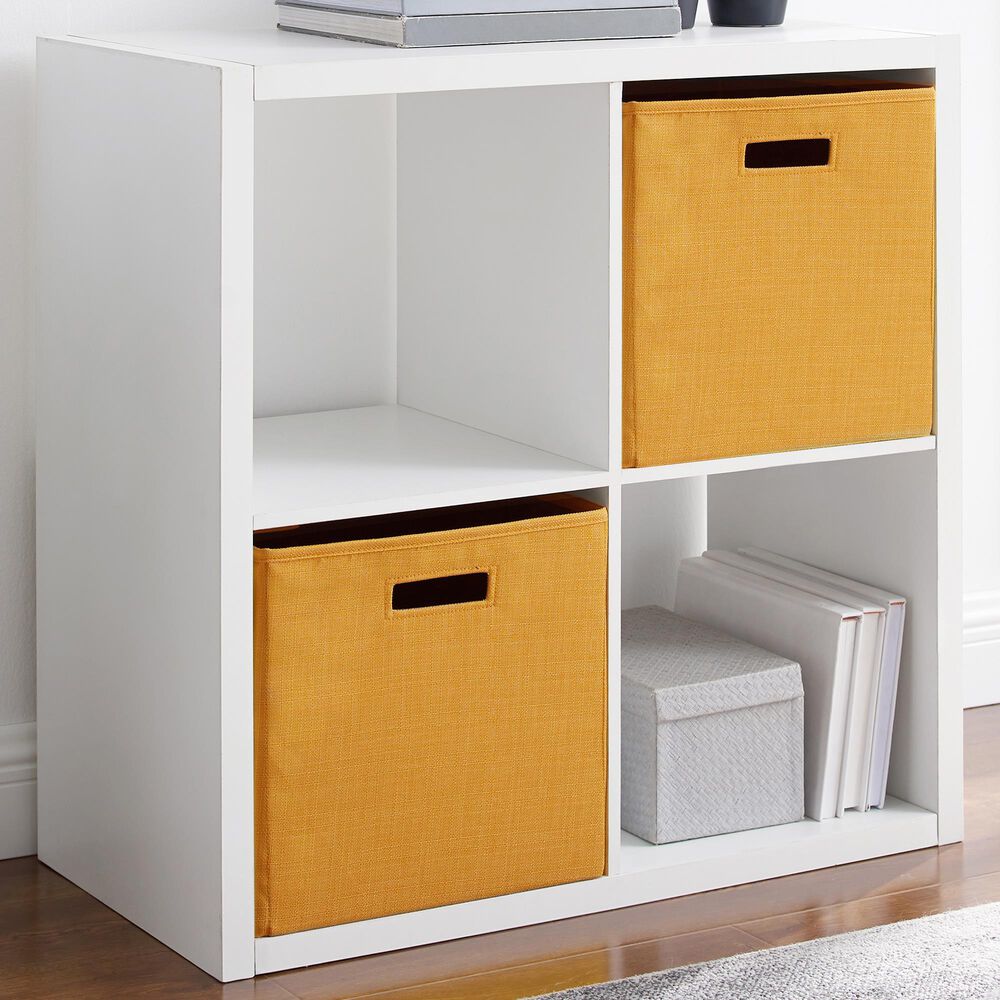 Linon Home Decor Galli 4-Shelf Bookcase in White, , large