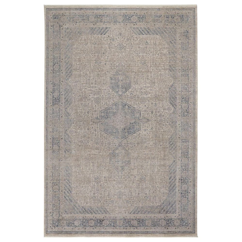 Feizy Marquette 4" x 5"3" Gray Area Rug, , large
