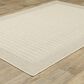 ROW by Oriental Weavers Zarina ZAR04 Beige and Ivory 1"10" x 7"6" Indoor/Outdoor Runner, , large