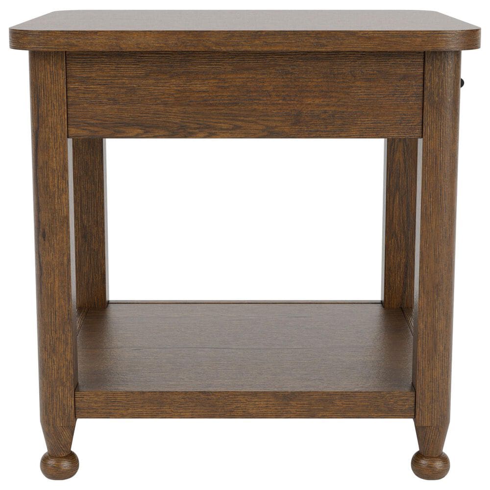Riverside Furniture Calhoun End Table in Whiskey Oak, , large