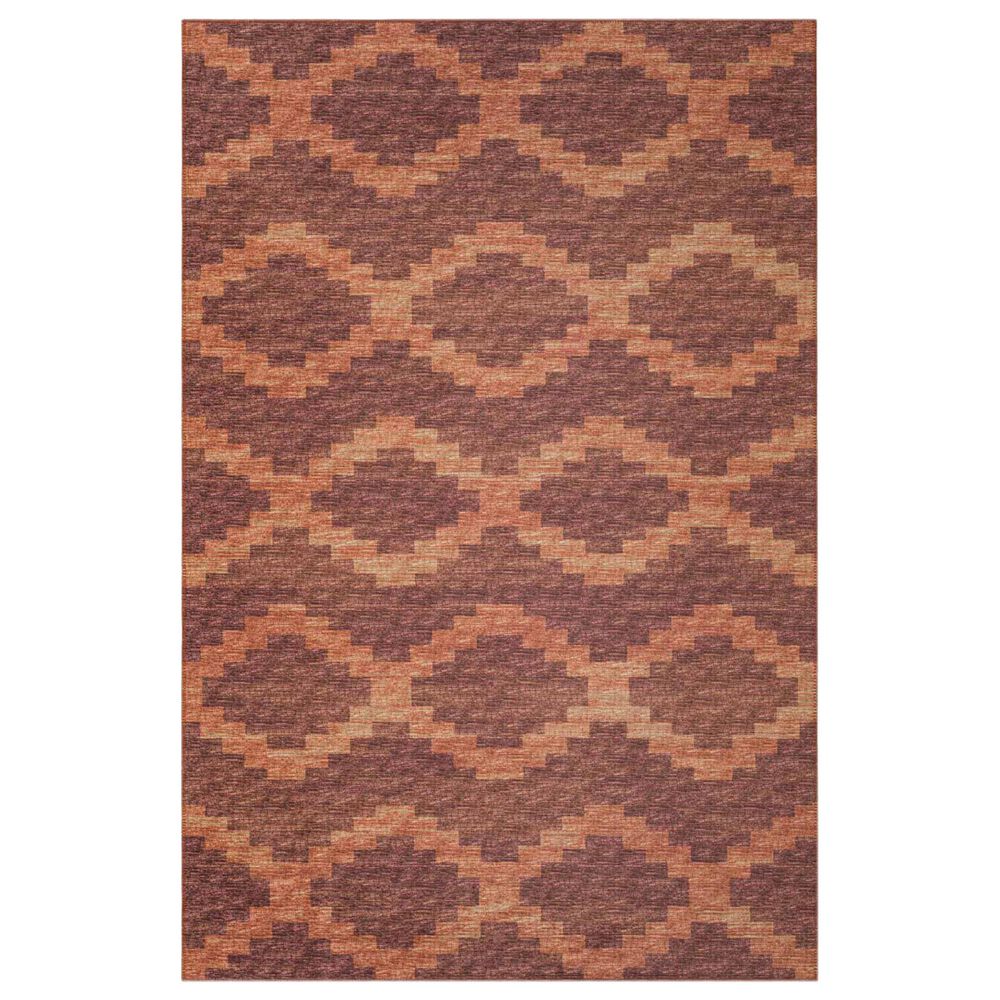 Dalyn Rug Company Sedona Southwestern 5" x 7"6" Spice Indoor/Outdoor Area Performance Rug, , large