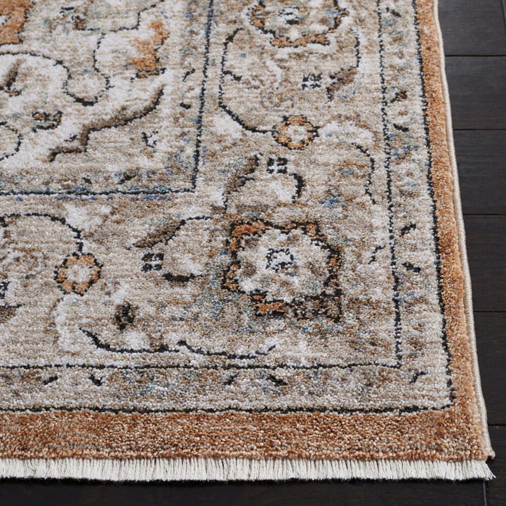 Safavieh Jasmine 4&#39;5&quot; x 6&#39;5&quot; Orange and Grey Area Rug, , large