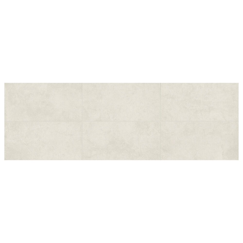 Dal-Tile Rhetoric Matte Aristotle White 12" x 24" Porcelain Tile, , large