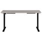 OSP Home Primo 60" Electric Sit Stand Desk in Black and Light Gray, , large