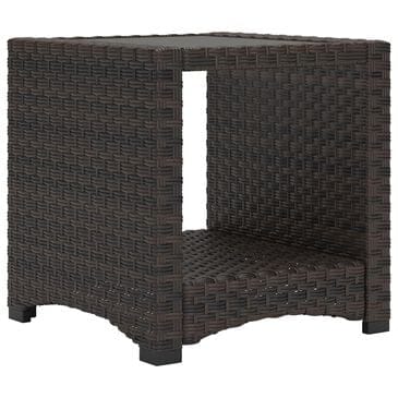Ashley Windglow Patio End Table in Brown, , large