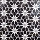 Soho Studio MJ Rain Flower Black Jade and Calacatta 12.4" x 14.13" Marble Mosaic Sheet, , large