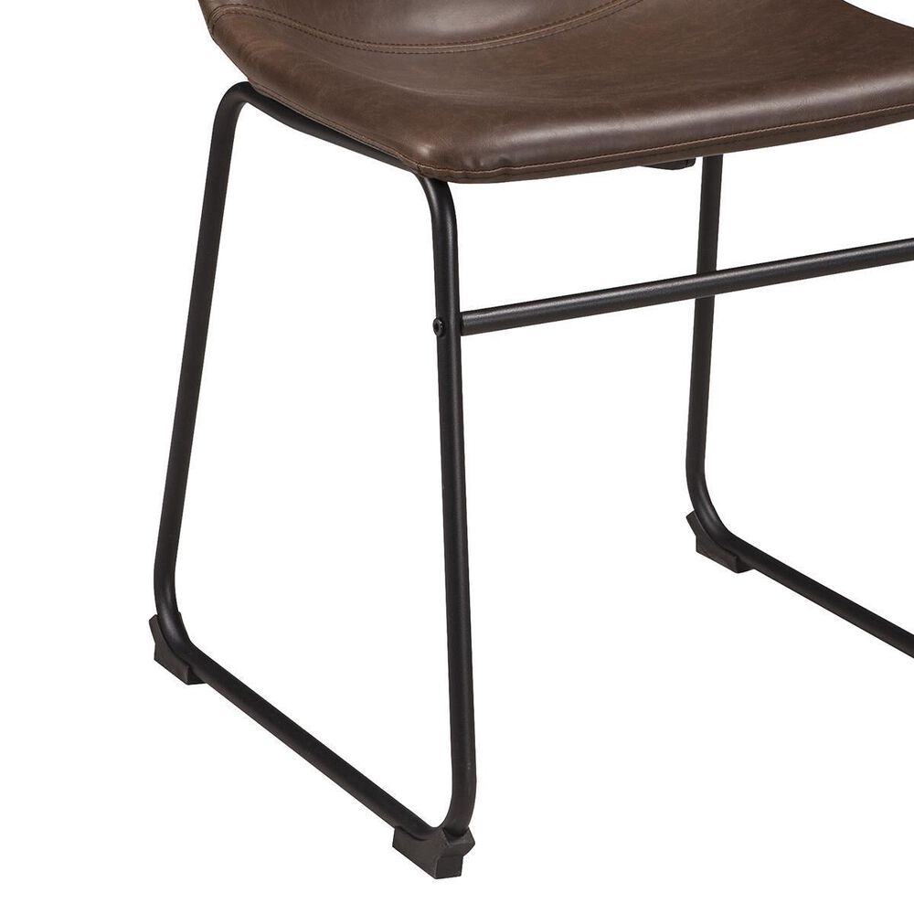 Ashley Centiar Side Chair in Brown and Black, , large