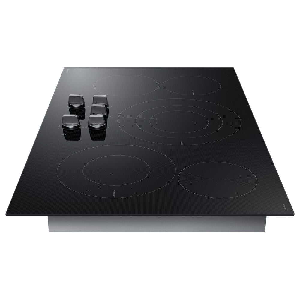 Samsung 36&quot; Electric Cooktop with Illuminated Knobs in Black, , large
