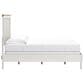 Ashley LInnocreek 3-Piece Full Bedroom Set in White and Warm Brown, , large