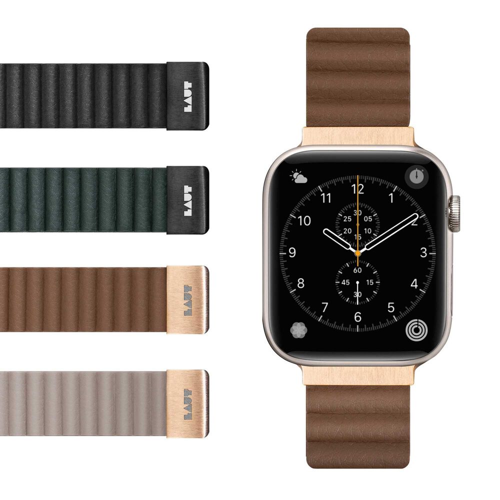 LAUT Watch Strap for 42/44/45/49mm Apple Watch Series 1-9, SE and ULTRA in Midnight, , large