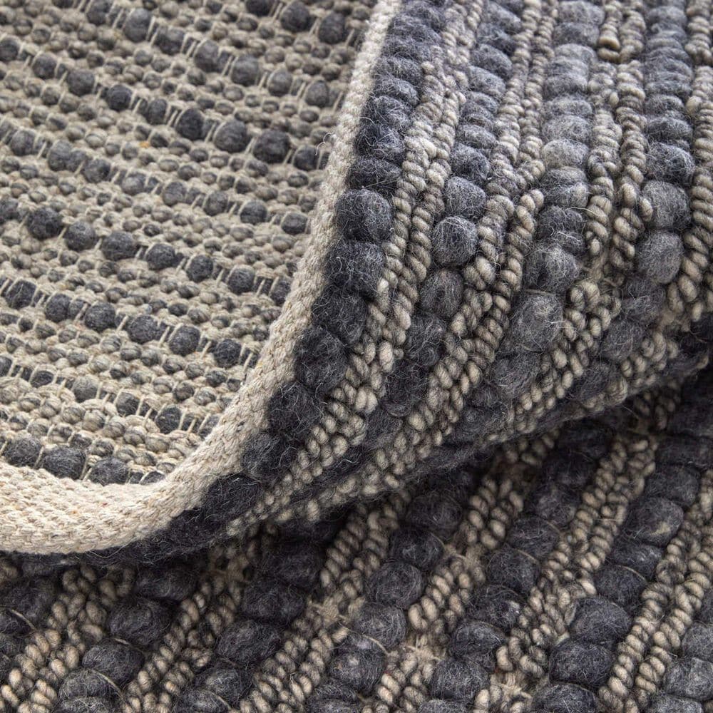 Feizy Rugs Herrick 8&#39; x 10&#39; Charcoal Area Rug, , large