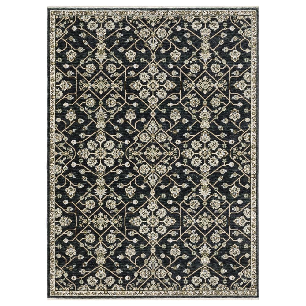 Oriental Weavers Westwood WES11 Black 3"3" x 5" Area Rug, , large
