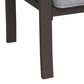 Hearth and Haven 26" Patio Ottoman in Dark Gray (Set of 2), , large