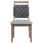 Hawthorne Furniture Oslo 6-Piece Rectangular Dining Set with 24" Leaf in Weathered Chestnut, , large